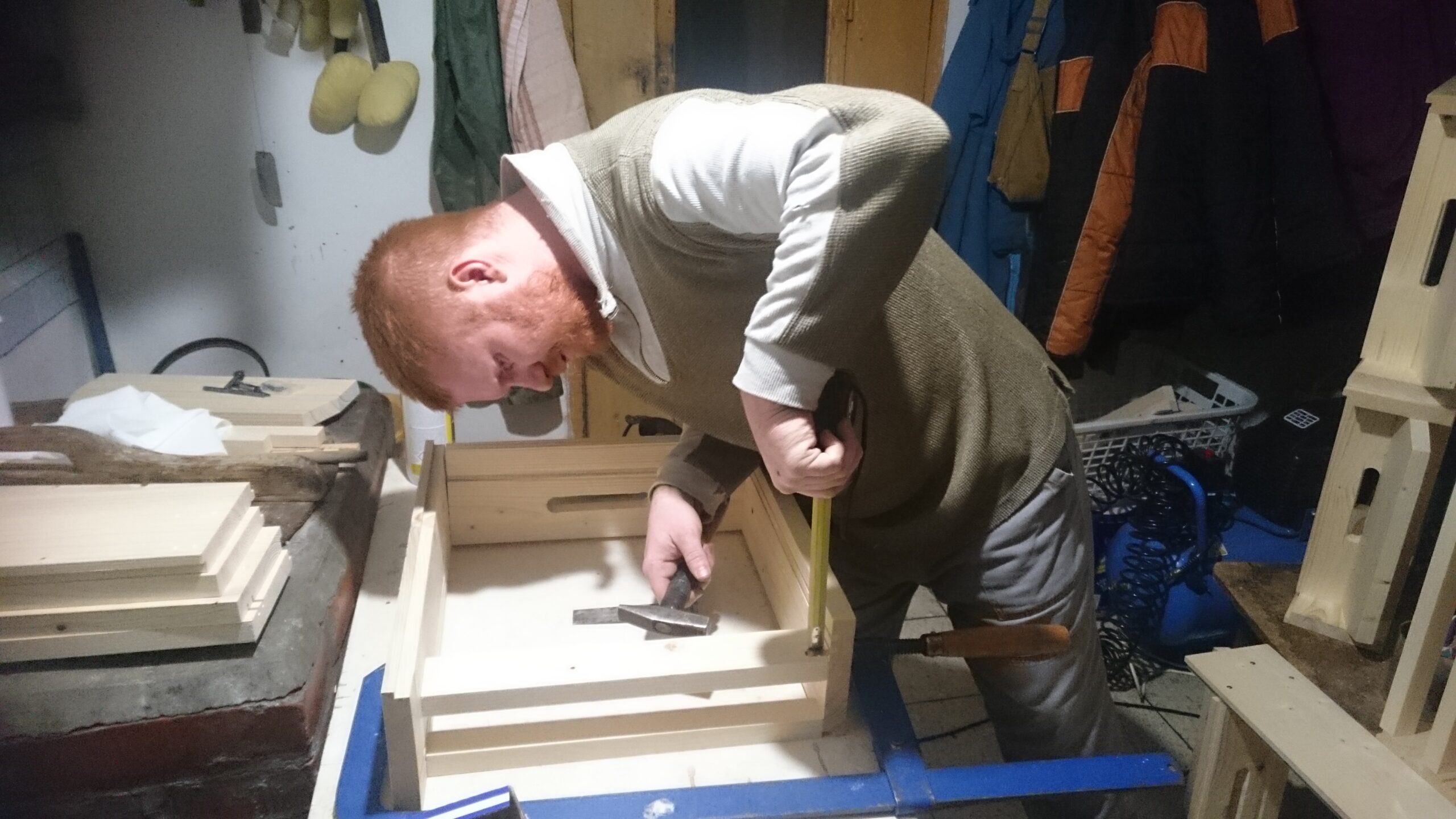 Skládání včelařského dna 2